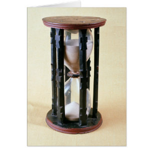 Sandglass, 17th century cards