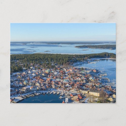Sandhamn Stockholm archipelago Sweden Postcard