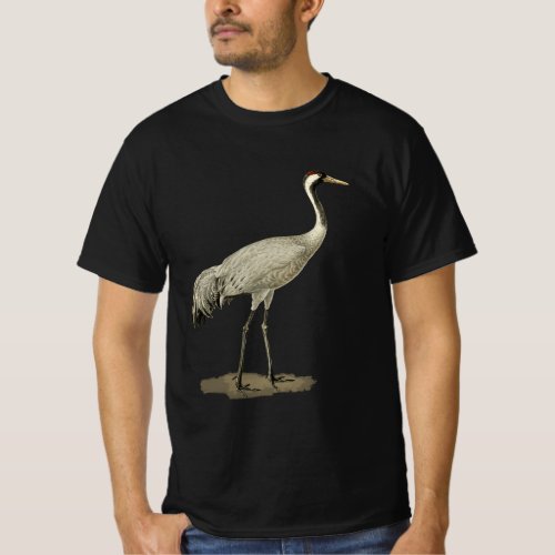 Sandhill Crane Antigone Canadensis Bird Refers Nor T_Shirt