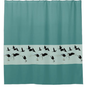 Sandhill Crane Bird Animal Wildlife Shower Curtain