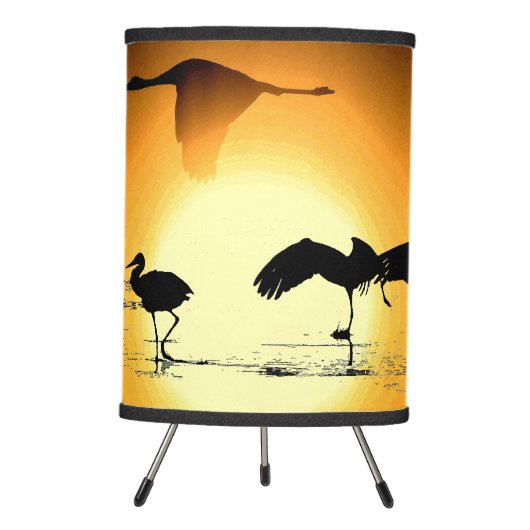 Sandhill Crane Birds Wildlife Animals Lamp (Front)