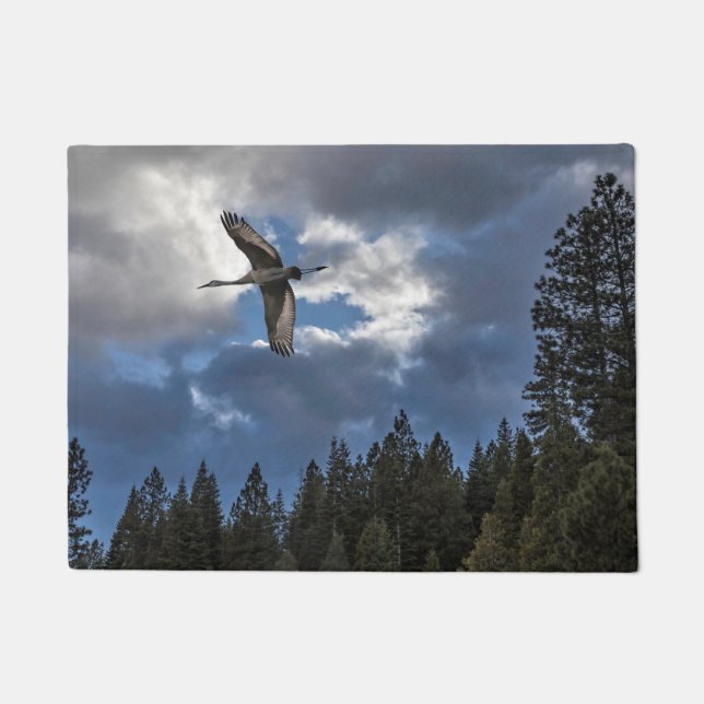 SANDHILL CRANE DOORMAT (Front)