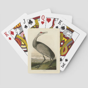 Sandhill Crane from Audubon's Birds of America Poker Cards