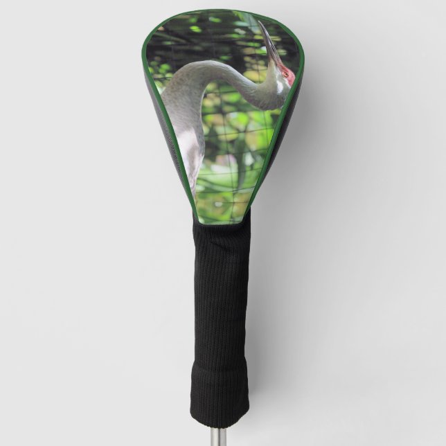 Sandhill crane   golf head cover (Front)