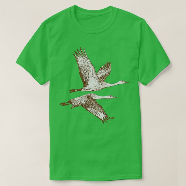 Sandhill Crane Migration T-Shirt (Design Front)