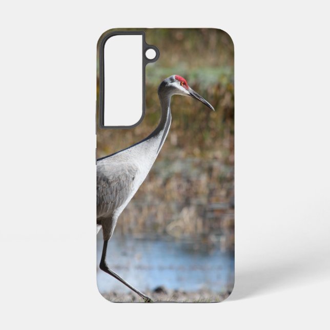Sandhill Crane Samsung Galaxy Case (Back)