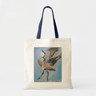 Sandhill crane tote bag