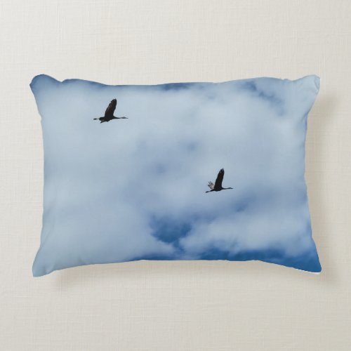 Sandhill Cranes Accent Pillow