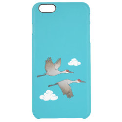 Sandhill Cranes in Flight Uncommon iPhone 6 Plus Clearly™ Deflector Case
