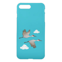 Sandhill Cranes in Flight Uncommon Phone Case