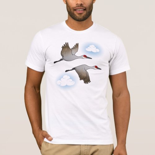 Sandhill Cranes in Flight T_Shirt