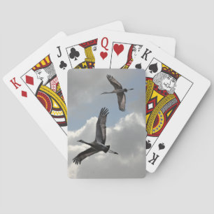 SANDHILL CRANES POKER CARDS