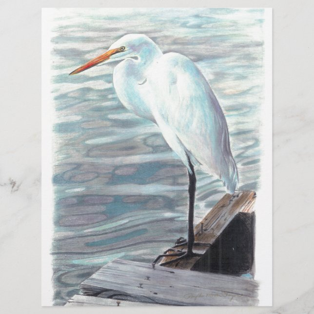 Sandhilll crane in water. (Front)