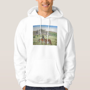 Sandhills Pronghorn Antelope Wildlife Art Hoodie
