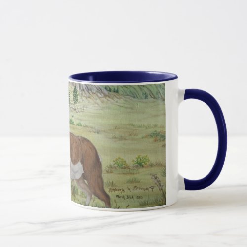 Sandhills Pronghorn Antelope Wildlife Art Mug