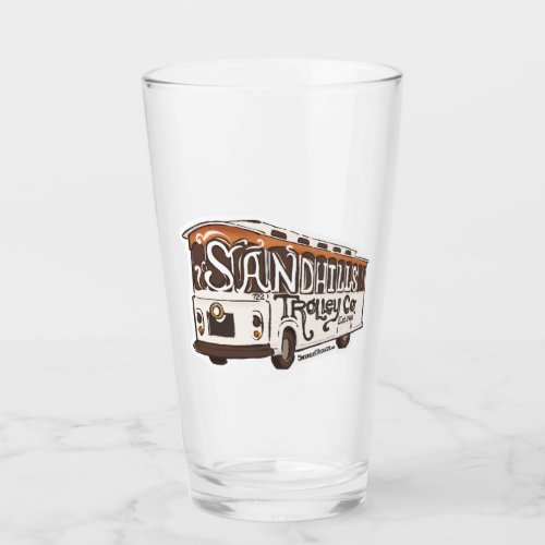 Sandhills Trolley Pint Glass