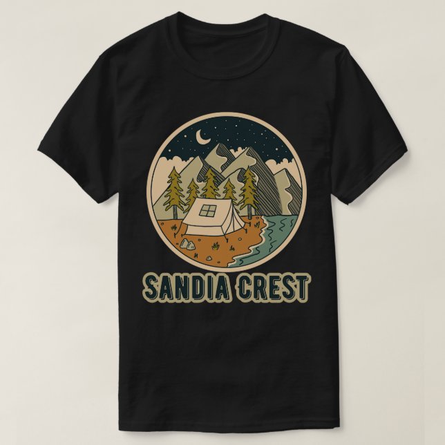 Sandia Crest T-Shirt (Design Front)