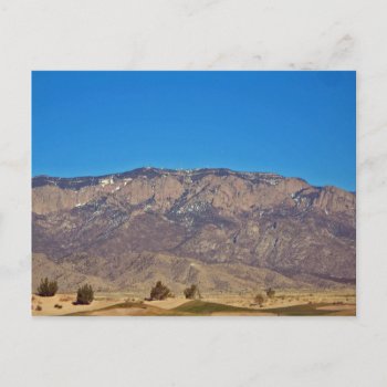 Sandia Mountain  Albuquerque New Mexico 2 Postcard by teknogeek at Zazzle