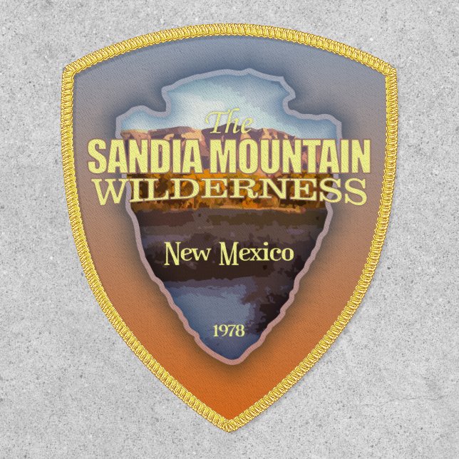 Sandia Mountain WA (arrowhead)  Patch (Front)