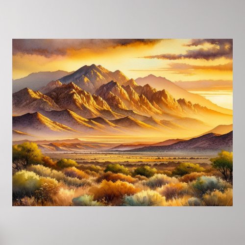 Sandia Mountains New Mexico Poster