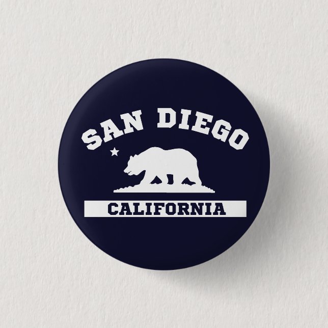 Sandiego  California  Button (Front)