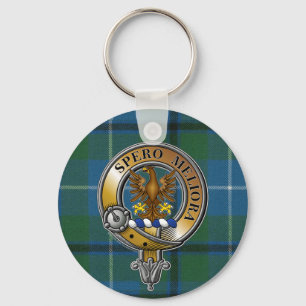 Sandilands Tartan & Badge Keychain