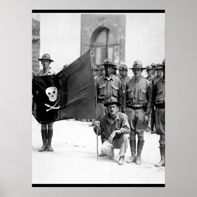 Sandino's Flag.  Nicaragua, 1932.  (Marine Corps)_ Poster (Front)