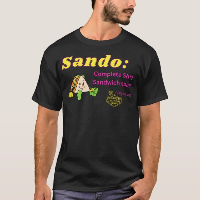 Sando Vegas Matt T-Shirt (Front)