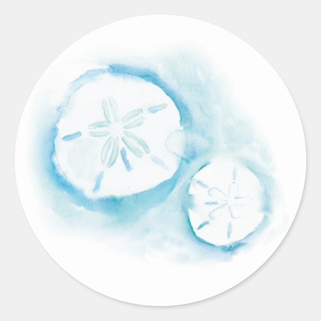SandollarMist Watercolor Sticker (Front)