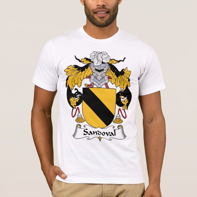 Sandoval Family Crest T-Shirt (Front)