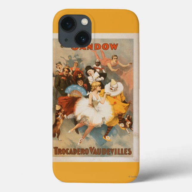 Sandow Trocadero Vaudevilles Carnival Theme Case-Mate iPhone Case (Back)