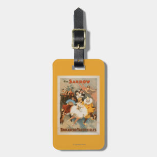 Sandow Trocadero Vaudevilles Carnival Theme Luggage Tag