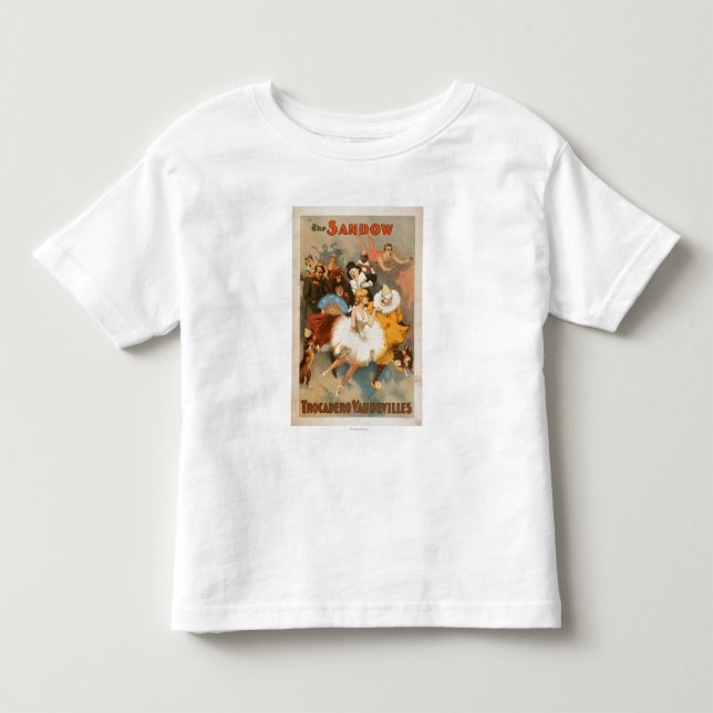 Sandow Trocadero Vaudevilles Carnival Theme Toddler T-shirt (Front)