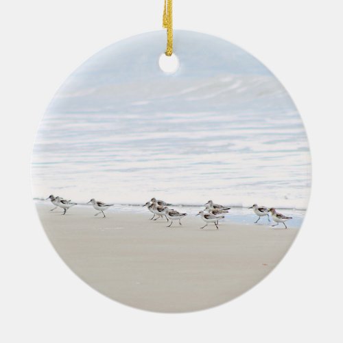 Sandpiper Emerald Isle Ornament