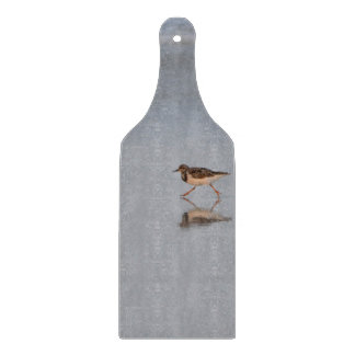 Sandpiper Running Along The Beach Cutting Board