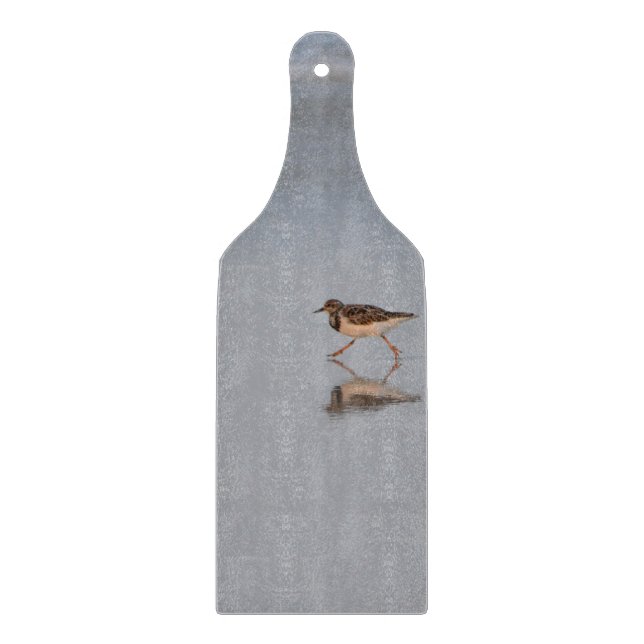 Sandpiper Running Along The Beach Cutting Board (Front)
