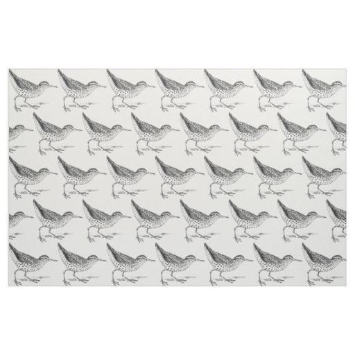 Sandpiper Shorebird Thunder_Cove  Fabric
