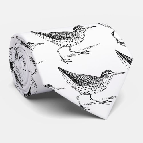 Sandpiper Shorebird Thunder_Cove Neck Tie