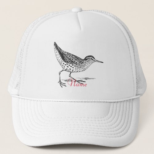 Sandpiper Shorebird Thunder_Cove Trucker Hat