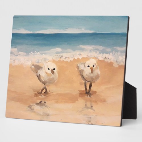 Sandpipers by the Sea Shore Plaque