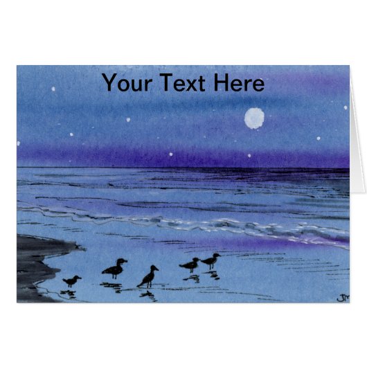 Sandpipers Cards (Front Horizontal)