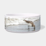 Sandpipers on the Beach Photo Ceramic Pet Bowl<br><div class="desc">Bring the beach to your pet's food bowls with this sweet sandpipers on the beach photo pet bowl.</div>