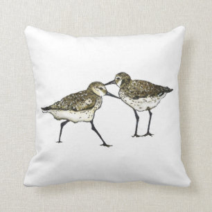 Sandpipers Throw Pillow