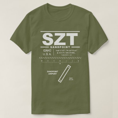 Sandpoint Airport SZT T_Shirt