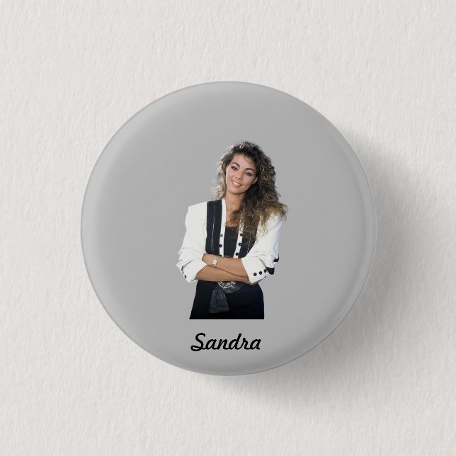  Sandra Badge rond 2,50 cm Button (Front)