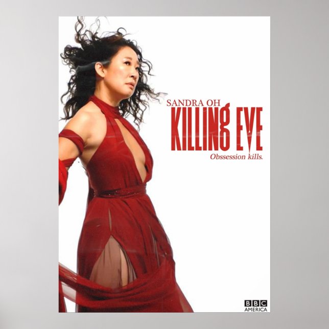 Sandra Oh in Killing Eve Character Poster (Front)