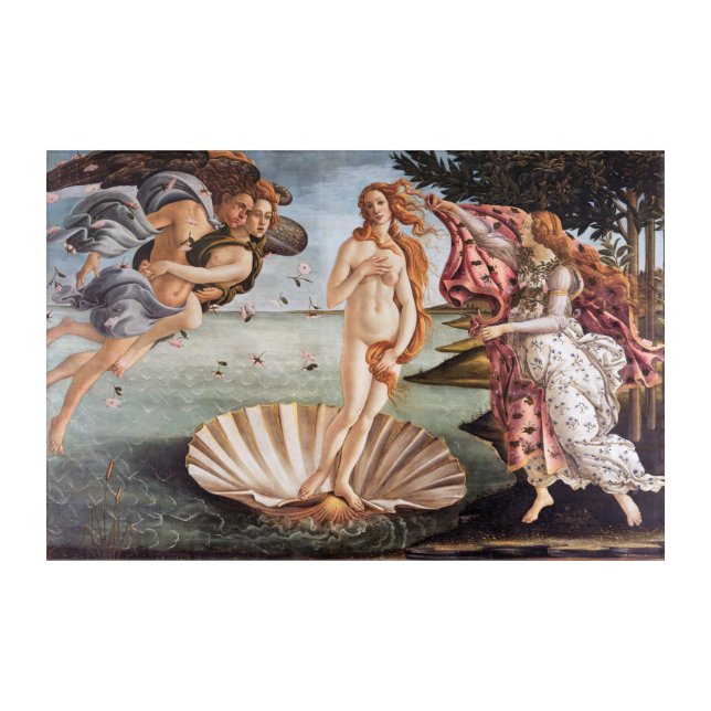 Sandro Botticelli - Birth of Venus Acrylic Print (Front)