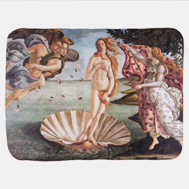 Sandro Botticelli - Birth of Venus Baby Blanket (Horizontal)