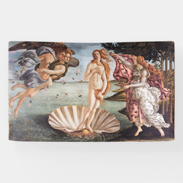 Sandro Botticelli - Birth of Venus Banner (Horizontal)