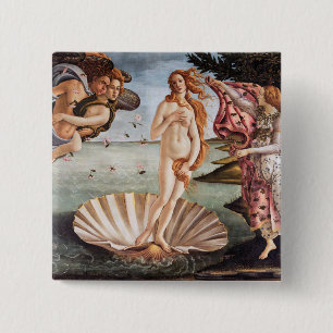 Sandro Botticelli - Birth of Venus Button